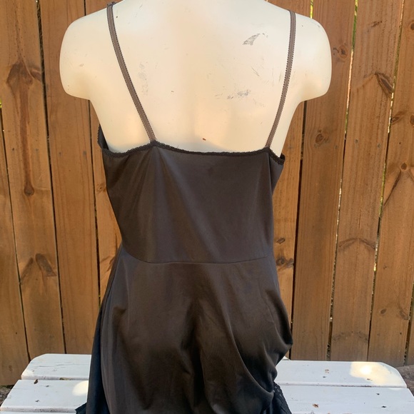Vintage Black Lace full slip size M. - Picture 6 of 13